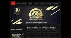 Desktop Screenshot of lacuevagrafica.com