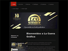 Tablet Screenshot of lacuevagrafica.com